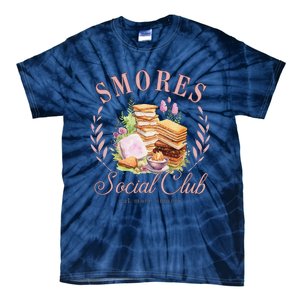 Smores Social Club Picnic Camping Camper Campfire Tie-Dye T-Shirt