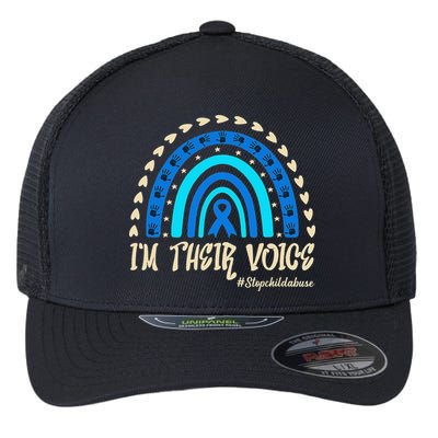 Support Squad Child Abuse Prevention Month Awareness April Flexfit Unipanel Trucker Cap