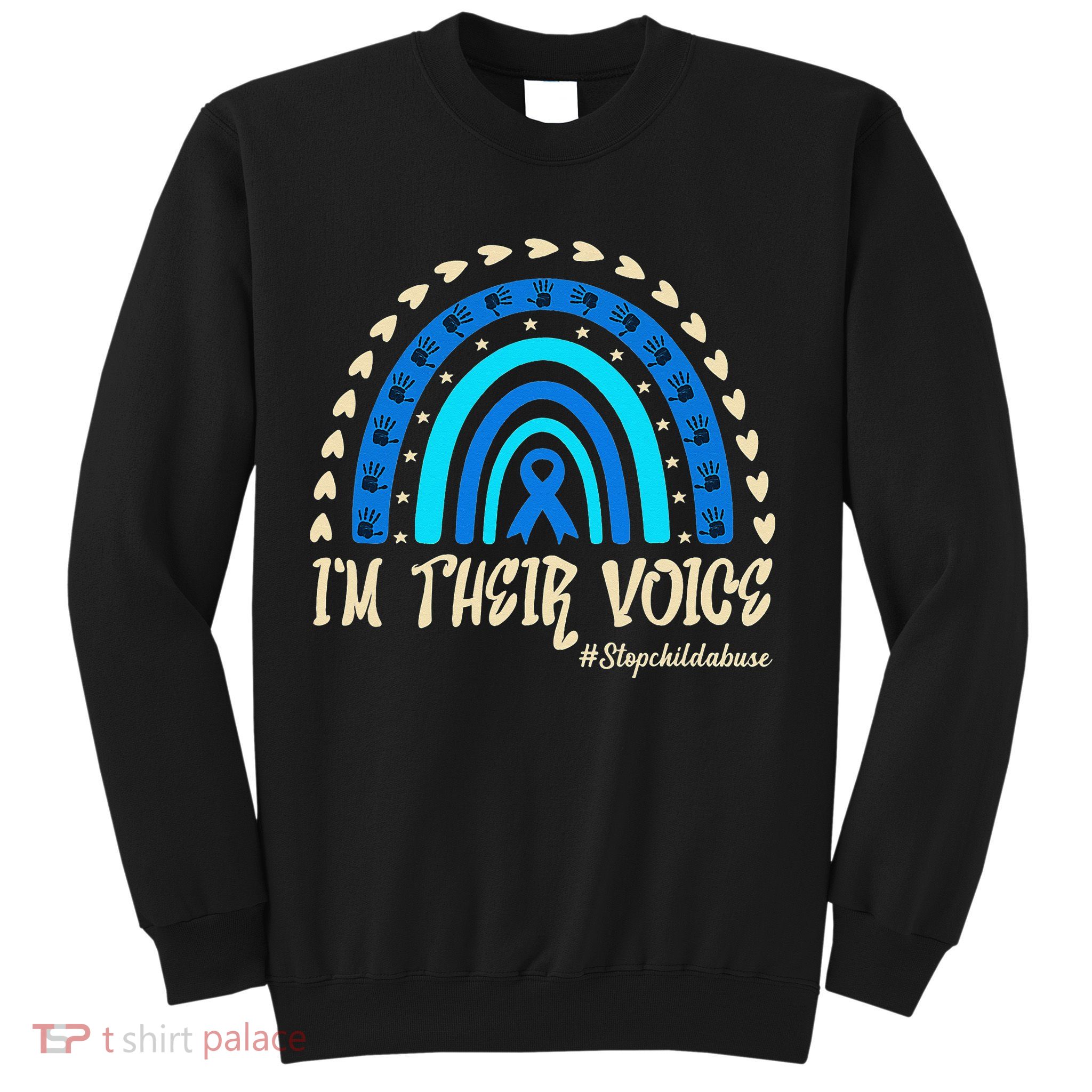 Support Squad Child Abuse Prevention Month Awareness April Sweatshirt