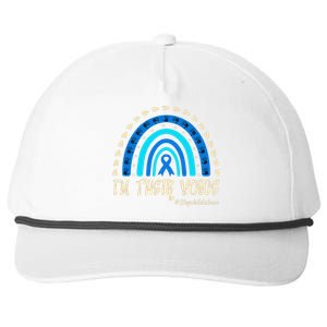 Support Squad Child Abuse Prevention Month Awareness April Snapback Five-Panel Rope Hat