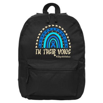Support Squad Child Abuse Prevention Month Awareness April 16 in Basic Backpack