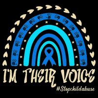 Support Squad Child Abuse Prevention Month Awareness April Premium T-Shirt