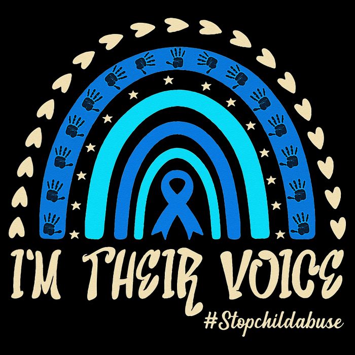 Support Squad Child Abuse Prevention Month Awareness April Premium T-Shirt