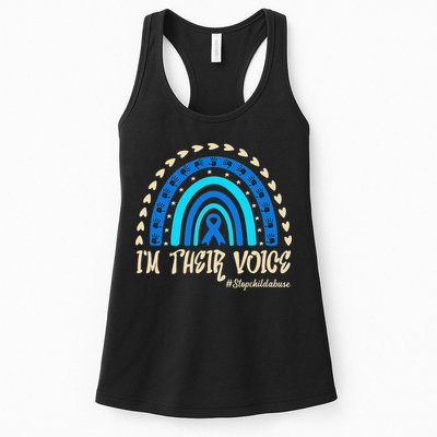 Support Squad Child Abuse Prevention Month Awareness April Womens Tank Top
