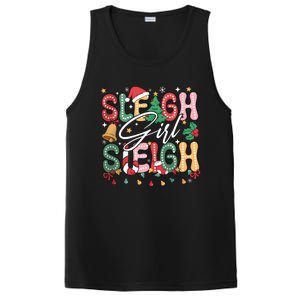 Sleigh Sleigh Christmas Retro Xmas Holiday Gift PosiCharge Competitor Tank