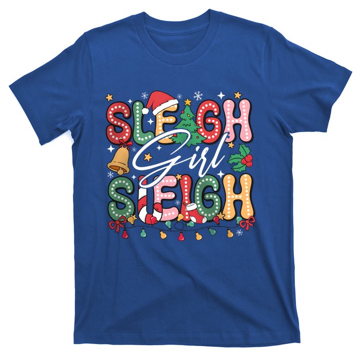 Sleigh Sleigh Christmas Retro Xmas Holiday Gift T-Shirt