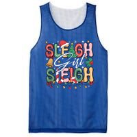 Sleigh Sleigh Christmas Retro Xmas Holiday Gift Mesh Reversible Basketball Jersey Tank