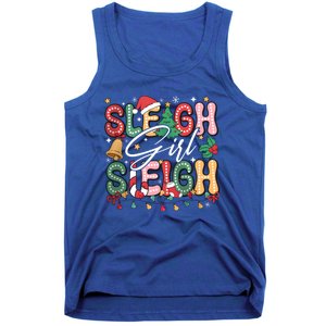 Sleigh Sleigh Christmas Retro Xmas Holiday Gift Tank Top