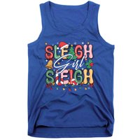 Sleigh Sleigh Christmas Retro Xmas Holiday Gift Tank Top