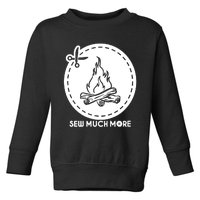 Summer Summer Camp Red Fire Scissors Cabin Toddler Sweatshirt