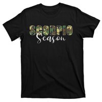 Scorpio Season Camo Zodiac Birthday T-Shirt