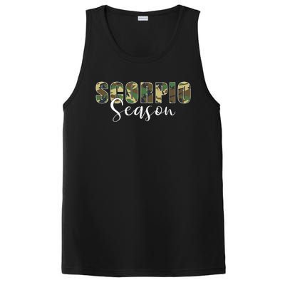 Scorpio Season Camo Zodiac Birthday PosiCharge Competitor Tank