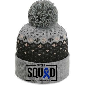 Support Squad Colon Cancer Awareness The Baniff Cuffed Pom Beanie