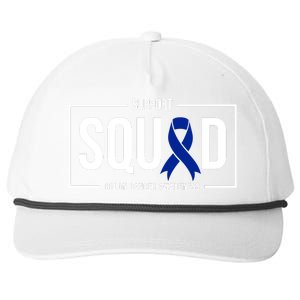 Support Squad Colon Cancer Awareness Snapback Five-Panel Rope Hat