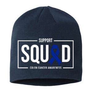 Support Squad Colon Cancer Awareness Sustainable Beanie