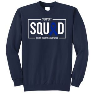 Support Squad Colon Cancer Awareness Tall Sweatshirt