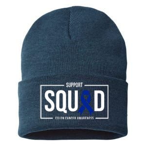 Support Squad Colon Cancer Awareness Sustainable Knit Beanie