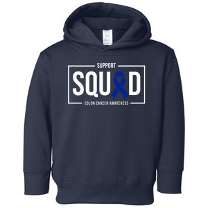 Support Squad Colon Cancer Awareness Toddler Hoodie