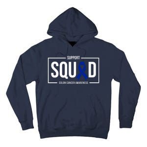 Support Squad Colon Cancer Awareness Tall Hoodie