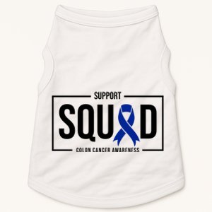 Support Squad Colon Cancer Awareness Doggie Tank