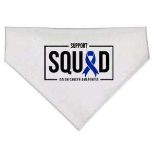 Support Squad Colon Cancer Awareness USA-Made Doggie Bandana