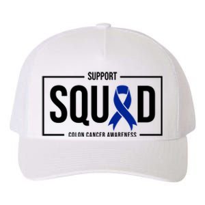 Support Squad Colon Cancer Awareness Yupoong Adult 5-Panel Trucker Hat