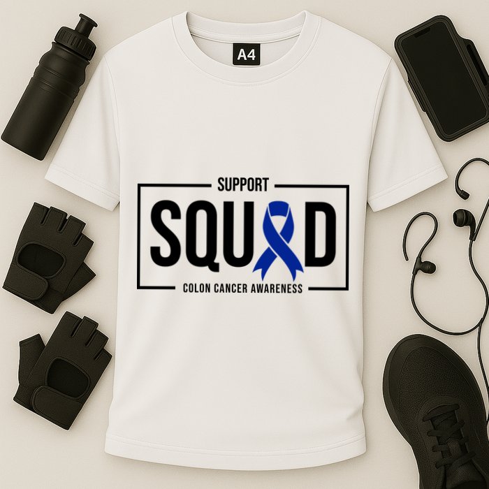 Support Squad Colon Cancer Awareness Performance Shirt