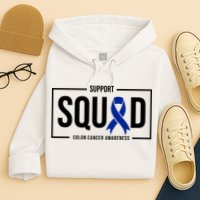 Support Squad Colon Cancer Awareness Hoodie