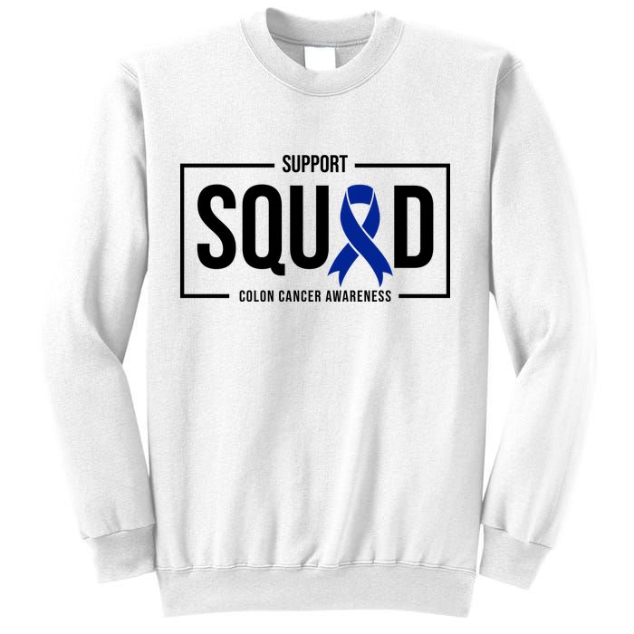 Support Squad Colon Cancer Awareness Sweatshirt