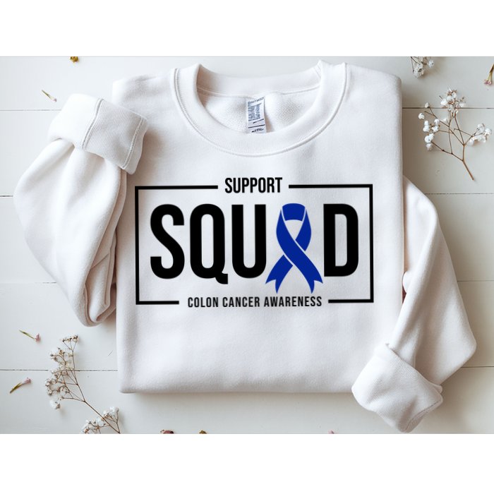 Support Squad Colon Cancer Awareness Sweatshirt