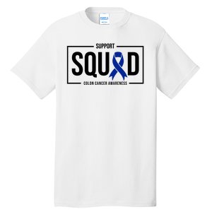 Support Squad Colon Cancer Awareness Tall T-Shirt