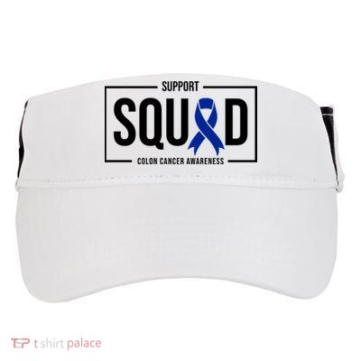Support Squad Colon Cancer Awareness Adult Drive Performance Visor