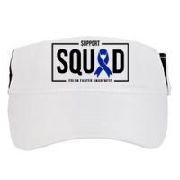 Support Squad Colon Cancer Awareness Adult Drive Performance Visor