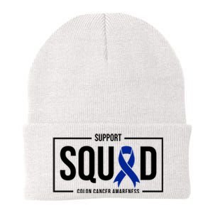 Support Squad Colon Cancer Awareness Knit Cap Winter Beanie