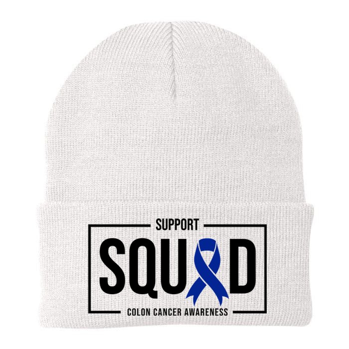 Support Squad Colon Cancer Awareness Knit Cap Winter Beanie