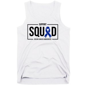 Support Squad Colon Cancer Awareness Tank Top