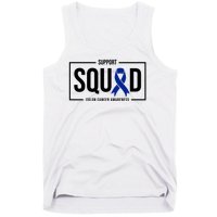 Support Squad Colon Cancer Awareness Tank Top