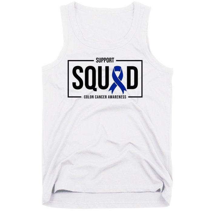 Support Squad Colon Cancer Awareness Tank Top