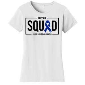 Support Squad Colon Cancer Awareness Women's T-Shirt