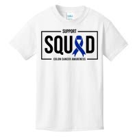 Support Squad Colon Cancer Awareness Kids T-Shirt