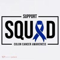 Support Squad Colon Cancer Awareness Kids T-Shirt
