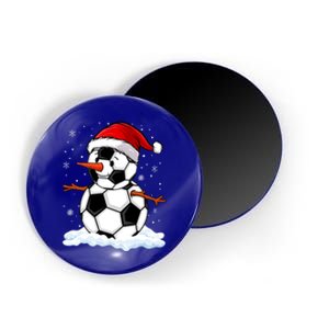 Soccer Snow Christmas Soccer Player Xmas Party Gift Magnet