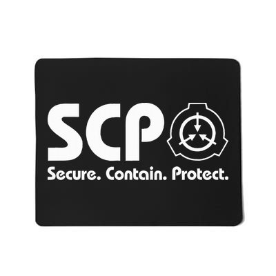 Scp Secure. Contain. Protect. Scp Foundation 2 Mousepad