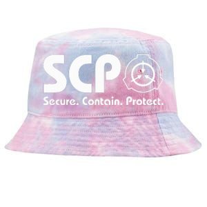 Scp Secure. Contain. Protect. Scp Foundation 2 Tie-Dyed Bucket Hat