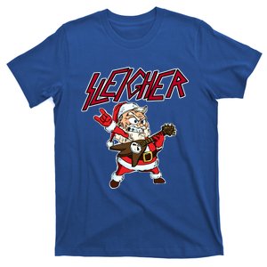 Sleigher Santa Claus Metal Christmas Funny Hail Santa Cool Gift T-Shirt