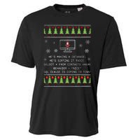 SQL Santa Claus Database Clause Developer Code DB Programmer  Cooling Performance Crew T-Shirt