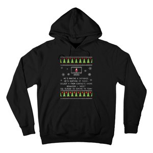 SQL Santa Claus Database Clause Developer Code DB Programmer  Hoodie