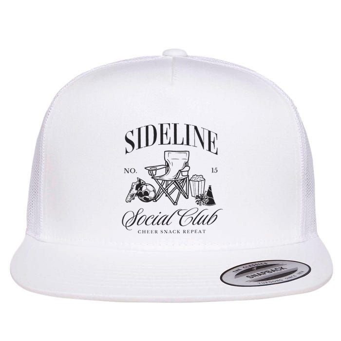 Sideline Social Club Soccer Mom Game Day Mothers Day Flatbill Hat