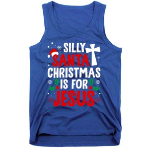 Silly Santa Christmas Is For Jesus Christmas Humor Lover Gift Tank Top