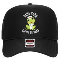 Sana Sana Colita De Rana Cute Mexican Nurse Spanish Playera High Crown Mesh Back Trucker Hat